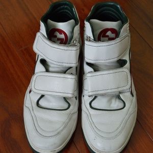Authentic Gucci Old School High Tops White Leather